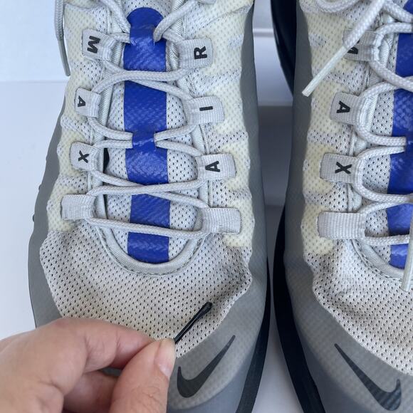 Nike Air Max Axis AA2146-016 Men's Running Shoes Gray/Hyper Blue, Size US 12 - Picture 6 of 11